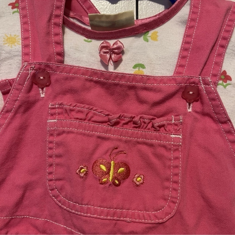 Vintage In Design Pink Butterfly 2T Jumper - Picture 2 of 9